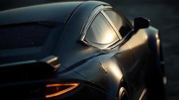 Daylight scene with photoreal auto shape photo