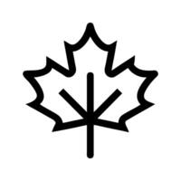 Maple leaf autumn symbol icon. Leaf representing vibrant fall season beauty. vector