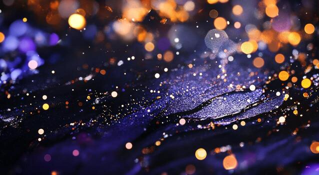 Vibrant Colors and Shimmering Particles Create an Enchanting Abstract Background photo