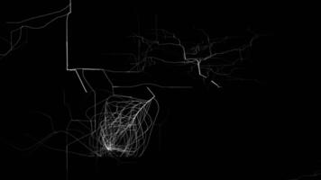 Abstract Networks Lines Network Big Data Animated video