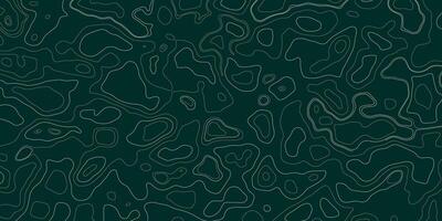 Unique abstract pattern creating a textured look with green and white contours in artistic design vector