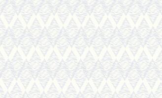 Seamless pattern with wavy line in geometric shape. Stylish ornamental diamond shape texture vector