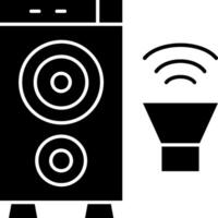 Loudspeaker Glyph Icon vector