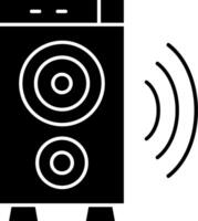 Speaker Glyph Icon vector