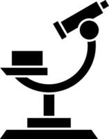 Microscope Glyph Icon vector
