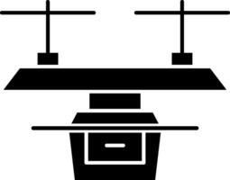 Camera Drone Glyph Icon vector