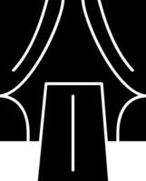Premiere Glyph Icon vector