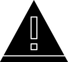 Caution Glyph Icon vector