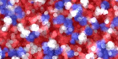 Red White Blue Bokeh Lights Abstract Background Texture photo