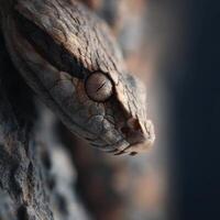 Close Up Detail Of Dirt On The Patterned Scales Of Serpent photo
