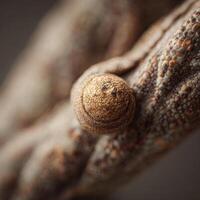 Tiny Grain Of Sand Visible On Detailed Chameleon Reptile Scales photo