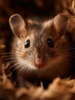 The miniature allure of a curious and tiny pygmy mouse now photo