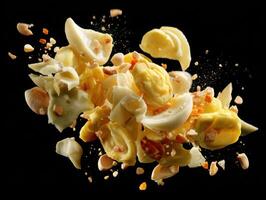 A Lively Downpour Of Ackee And Saltfish photo