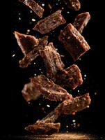 A Cascade Of Savory And Perfumed Rendang Pieces photo