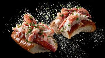 A Showcase Of Individual Lobster Roll Components photo