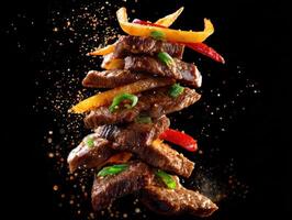A Sizzling Cascade Of Stir Fried Lomo Saltado photo