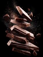 A Cascade Of Chocolate Bits That Is Hard To Resist photo