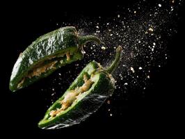 A Cascade Loaded With Cheesy Chiles Rellenos photo