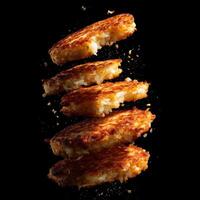 A Tumbling Swiss Rosti That Is Golden And Crisp photo