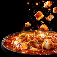 A Velvety Cascade Of Soft Tofu Stew photo