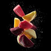 A Zesty Explosion Of Falling Fruit Sorbet photo