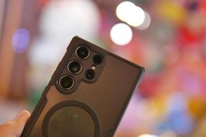 Capturing moments smartphone photography vibrant atmosphere tech environment close-up view modern trends photo