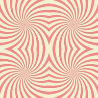 Psychedelic seamless pattern with twisted lines. Groovy background with pink spiral elements. Retro design. Abstract Distorted texture. flat illustration vector