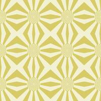 Groovy seamless pattern with twisted lines. Psychedelic art. Retro design with puzzle elements. Abstract Distorted texture. flat illustration vector