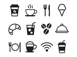Cafe Icons Set vector