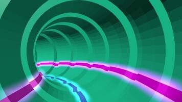 Abstract tunnel animation video