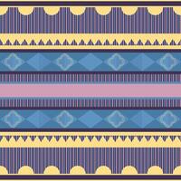 Geometric ethnic pattern vector