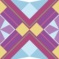 Geometric pattern with rhombus and triangles for wallpaper and fabric vector