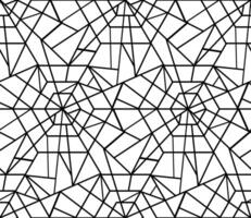 Black and white seamless pattern with cobwebs vector