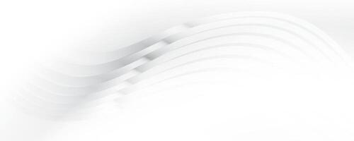 Abstract white and gray color, modern design stripes background with curve lines,eps10. vector