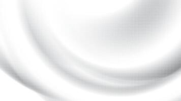 Abstract white and gray color with curve lines and dot pattern, halftone effect, eps 10 vector