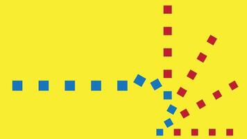 Primary colors background, blue, red, and yellow with rectangle pattern, use for frame, design template or banner,illu vector