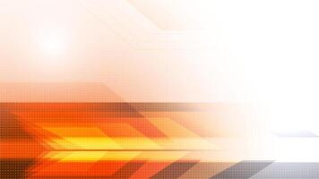 Orange white and gray color background with geometric shape, modern design technology template,illus vector