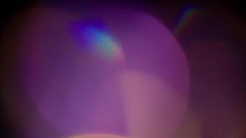 Light Leaks abstract 4K footage. Moving blinking circle lens glow flare bokeh overlays natural animation defocused blurred color background. Compositing over your footage, stylizing , transitions video