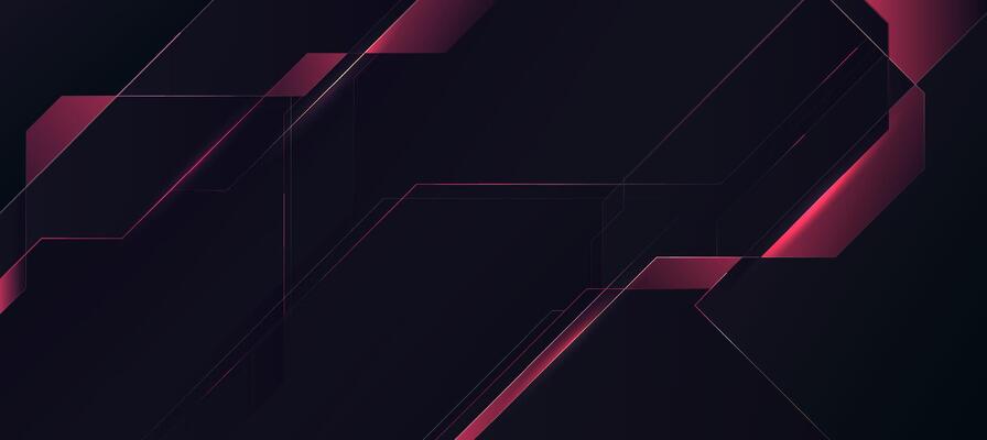 abstract red and black digital geometric on dark background
