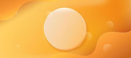 Orange with yellow color gradient background, Minimalist design gradient colorful background illustration for presentation product branding on ads social media vector