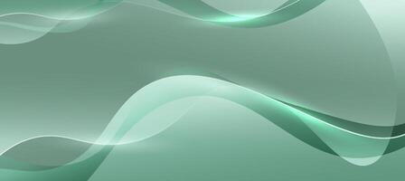 Minimalist abstract fluid pastel color background , light green with light white liquid gradient background for presentation branding or business template vector