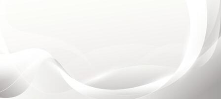 Minimalist modern abstract banner background , Grey wave background for presentation branding or business template vector