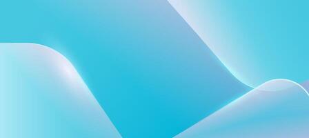 Minimalist abstract glass banner background , light blue with pink hexagon background for presentation branding or business template vector