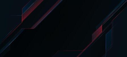 abstract red and black digital geometric background vector