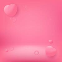 Pink color gradient background, Minimalist design gradient colorful background illustration for presentation vector