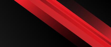 Red black geometric on dark background. vector