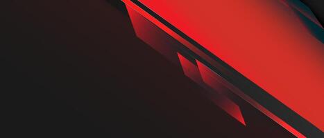 red black geometric on dark background. abstract elegant background vector