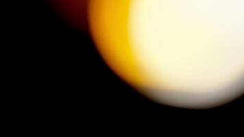Light Leaks abstract 4K footage. Moving blinking circle lens glow flare bokeh overlays natural animation defocused blurred color background. Compositing over your footage, stylizing , transitions video