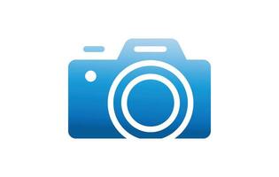 Minimalist Camera Icon with Editable Stroke in Trendy Flat Style vector
