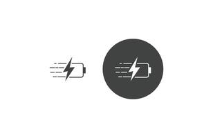 Charging icon set, Solid icon collection. illustration5 vector